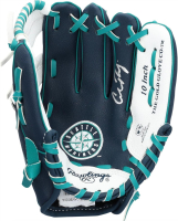 Cal Raleigh Signed Mariners Mini Baseball Glove (Fanatics) at PristineAuction.com