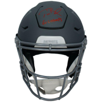Tom Brady Signed LE Patriots Full-Size Authentic On-Field Slate Alternate Speedflex Helmet Inscribed "6x Champs" (Fanatics) at PristineAuction.com