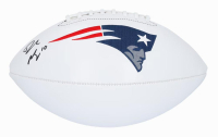 Drake Maye Signed Patriots Logo Football (Fanatics) at PristineAuction.com