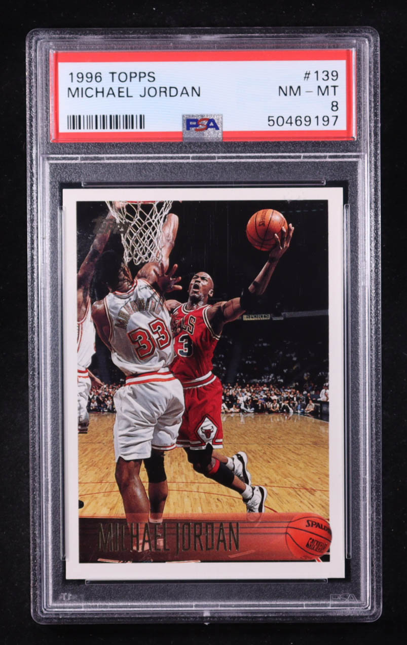 Michael Jordan 1996-97 Topps #139 (PSA 8) at PristineAuction.com Michael Jordan 1996-97 Topps #139 (PSA 8) at PristineAuction.com