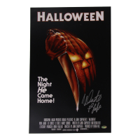 Nick Castle Signed "Halloween" 11x17 Movie Poster Inscribed "The Shape" (Schwartz) at PristineAuction.com