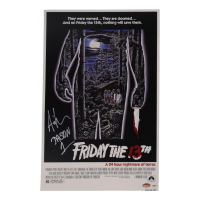 Ari Lehman Signed "Friday the 13th" 11x17 Movie Poster Inscribed "Jason 1" (Schwartz) at PristineAuction.com