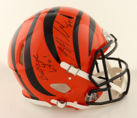 Sam Hubbard Signed Bengals Full-Size Authentic On-Field Speed Helmet Inscribed "Buckeye 4 Life!" (Beckett) at PristineAuction.com