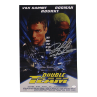 Dennis Rodman Signed "Double Team" 11x17 Movie Poster (Schwartz) at PristineAuction.com