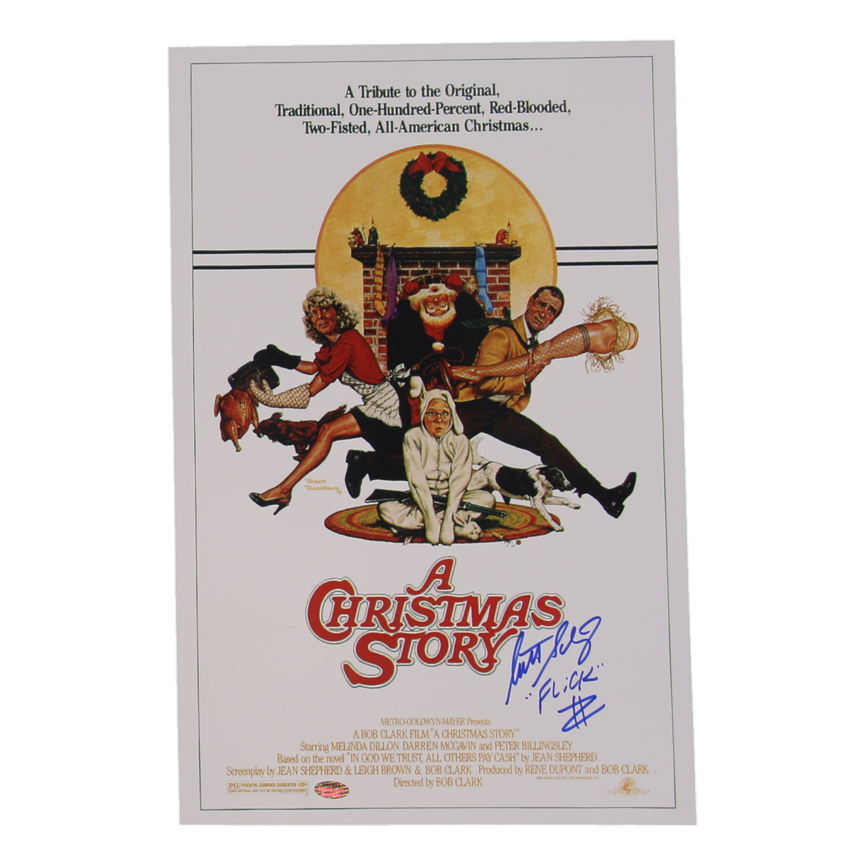 Scott Schwartz Signed "A Christmas Story" 11x17 Movie Poster Inscribed "Flick" (Schwartz) at PristineAuction.com Scott Schwartz Signed "A Christmas Story" 11x17 Movie Poster Inscribed "Flick" (Schwartz) at PristineAuction.com