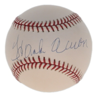 Hank Aaron Signed OML Baseball (Steiner) at PristineAuction.com