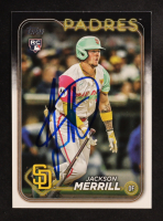 Jackson Merrill Signed 2024 Topps Chrome Update #US210 RC (JSA) at PristineAuction.com