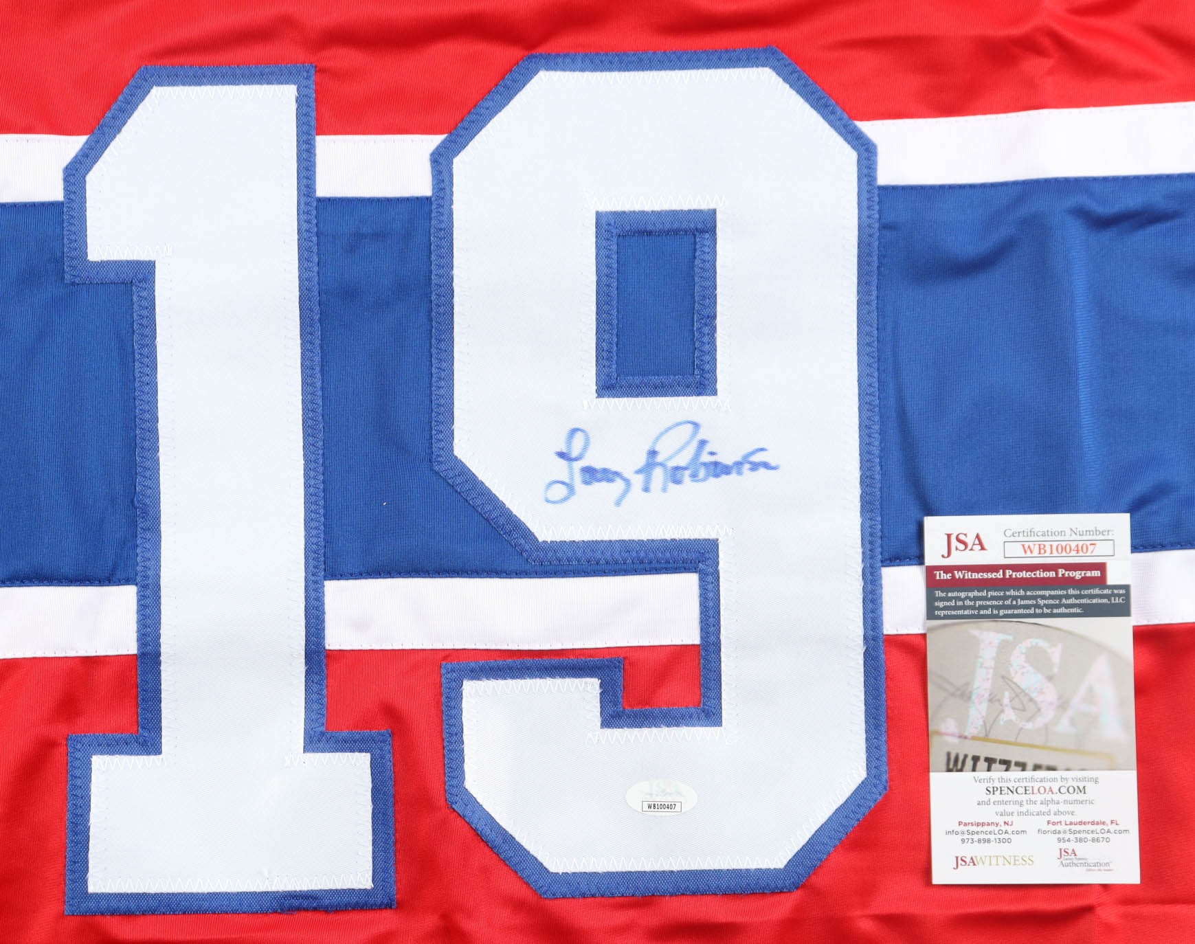 Larry Robinson Signed Jersey (JSA) at PristineAuction.com Larry Robinson Signed Jersey (JSA) at PristineAuction.com