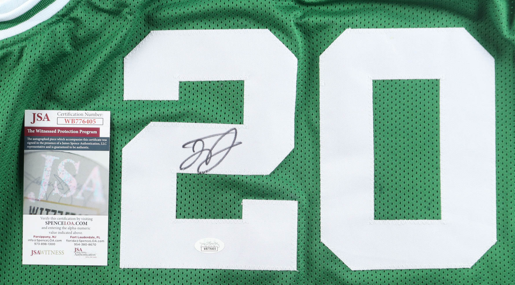 JD Davison Signed Jersey (JSA) at PristineAuction.com JD Davison Signed Jersey (JSA) at PristineAuction.com