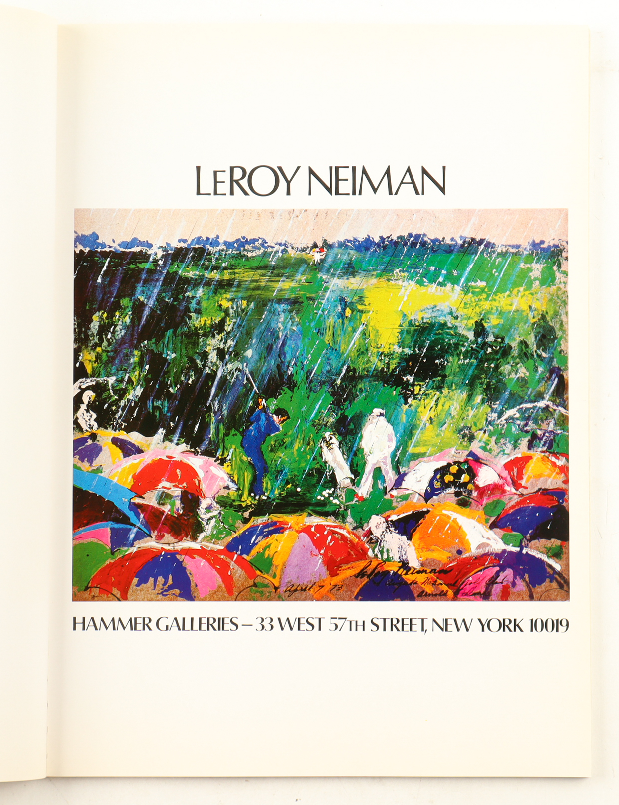 LeRoy Neiman Signed LE Vintage 1980 Poster Book (PSA) at PristineAuction.com LeRoy Neiman Signed LE Vintage 1980 Poster Book (PSA) at PristineAuction.com