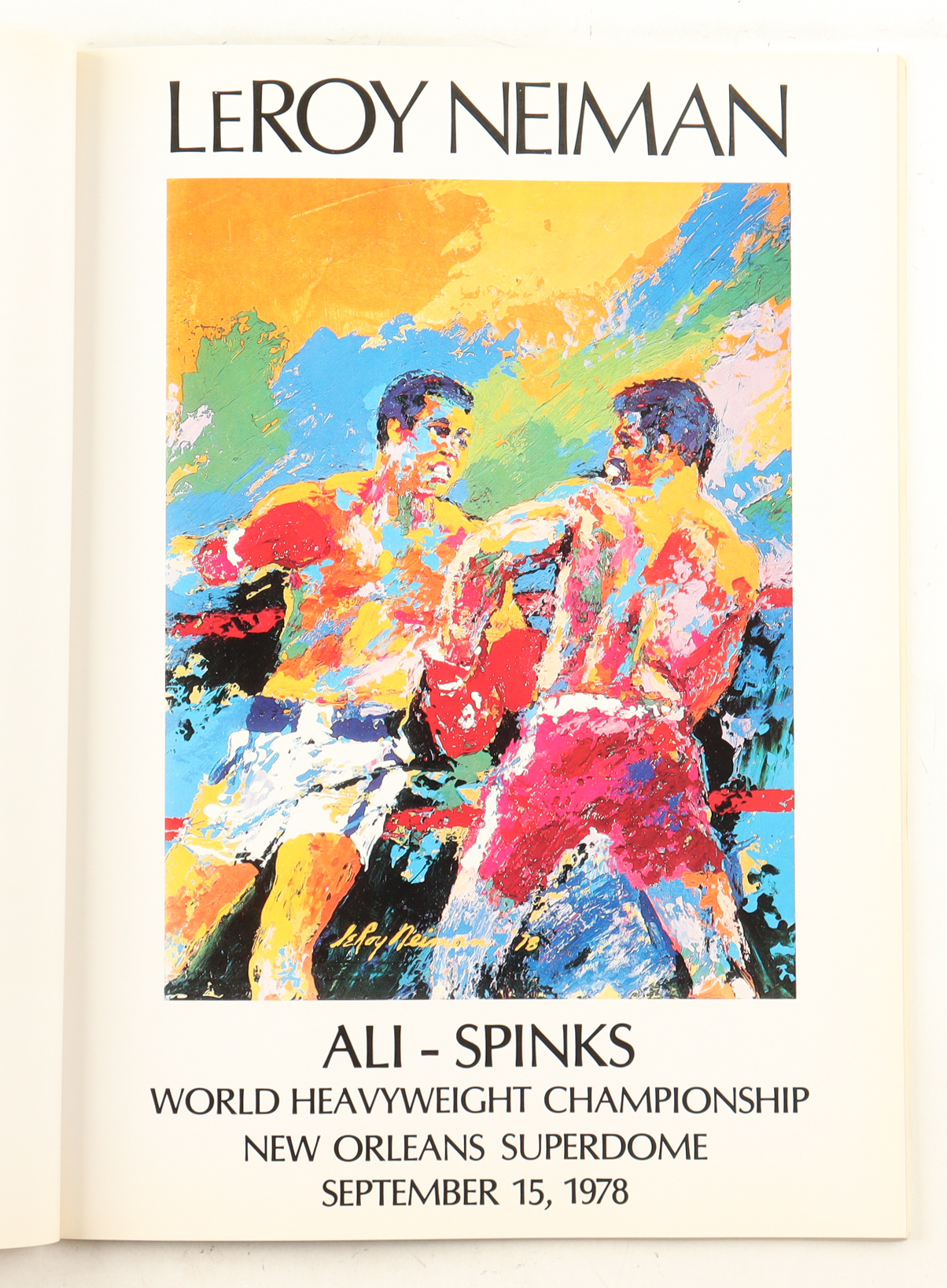 LeRoy Neiman Signed LE Vintage 1980 Poster Book (PSA) at PristineAuction.com LeRoy Neiman Signed LE Vintage 1980 Poster Book (PSA) at PristineAuction.com