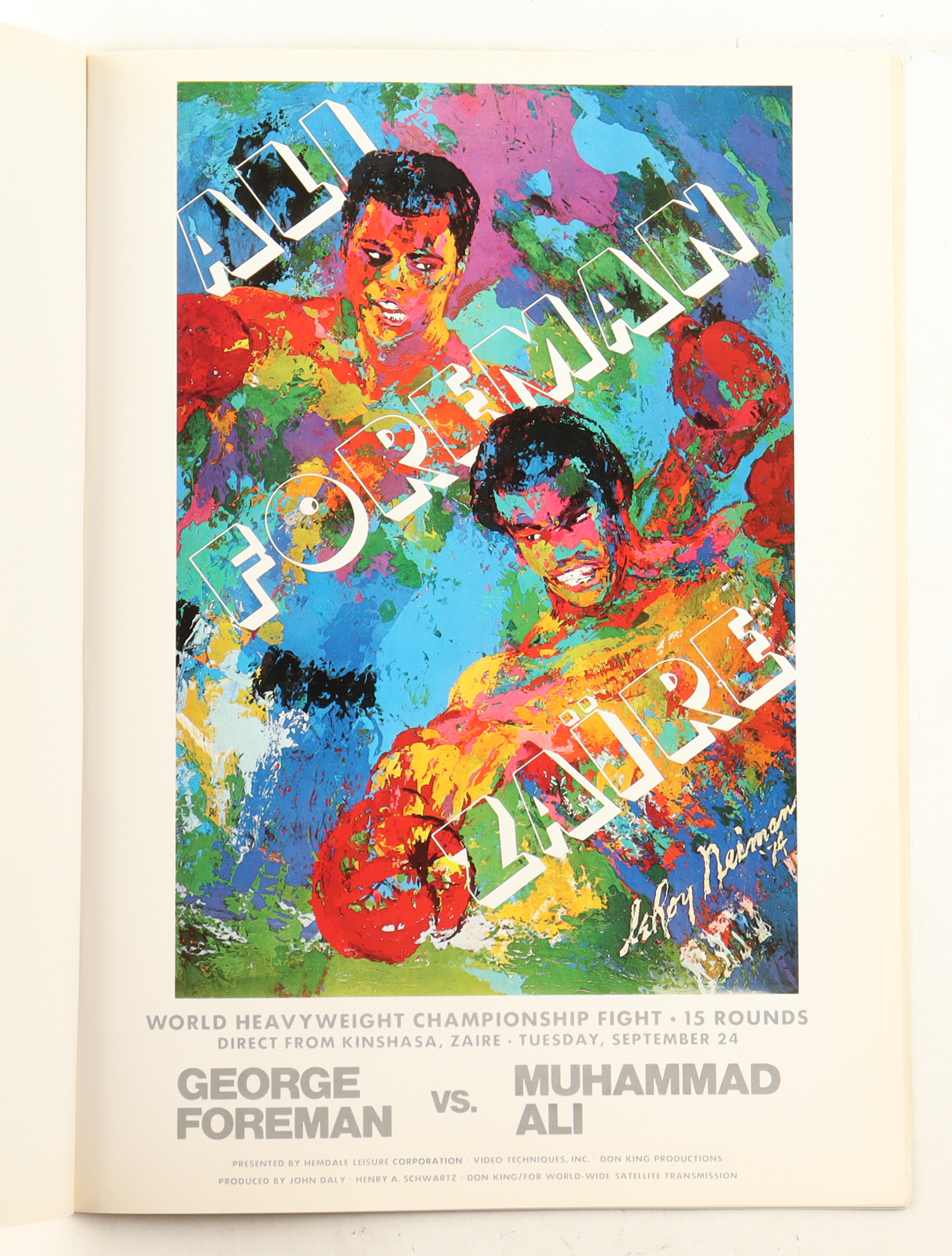 LeRoy Neiman Signed LE Vintage 1980 Poster Book (PSA) at PristineAuction.com LeRoy Neiman Signed LE Vintage 1980 Poster Book (PSA) at PristineAuction.com