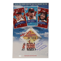 Bitty Schram Signed "A League of Their Own" 11x17 Movie Poster Inscribed "Evelyn" & "There's No Crying in Baseball!" (Schwartz) at PristineAuction.com