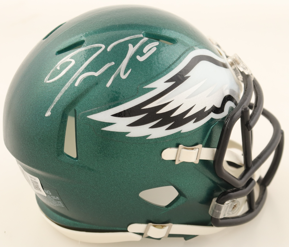 Jason Peters Signed Eagles Speed Mini Helmet (Beckett) at PristineAuction.com Jason Peters Signed Eagles Speed Mini Helmet (Beckett) at PristineAuction.com