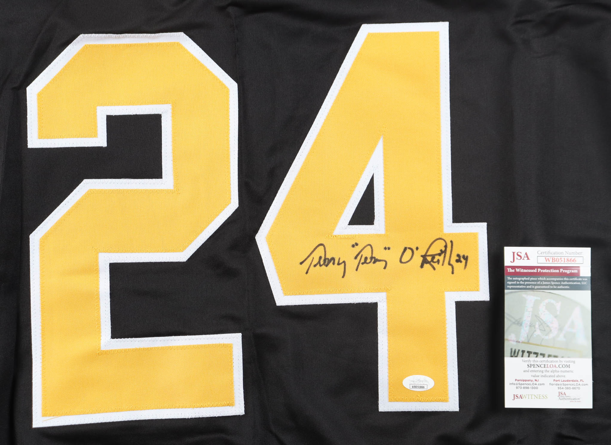 Terry "Taz" O'Reilly Signed Jersey (JSA) at PristineAuction.com Terry "Taz" O'Reilly Signed Jersey (JSA) at PristineAuction.com