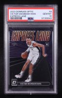 Victor Wembanyama 2023-24 Donruss Optic Express Lane #8 RC (PSA 10) at PristineAuction.com