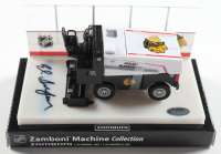 Ed Belfour Signed 2023 Blackhawks Zamboni Machine Collection | 1:43 Diecast Zamboni (Schwartz) at PristineAuction.com