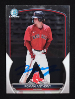 Roman Anthony Signed 2023 Bowman Chrome Mega Box Prospects #BCP220 RC (PSA) at PristineAuction.com