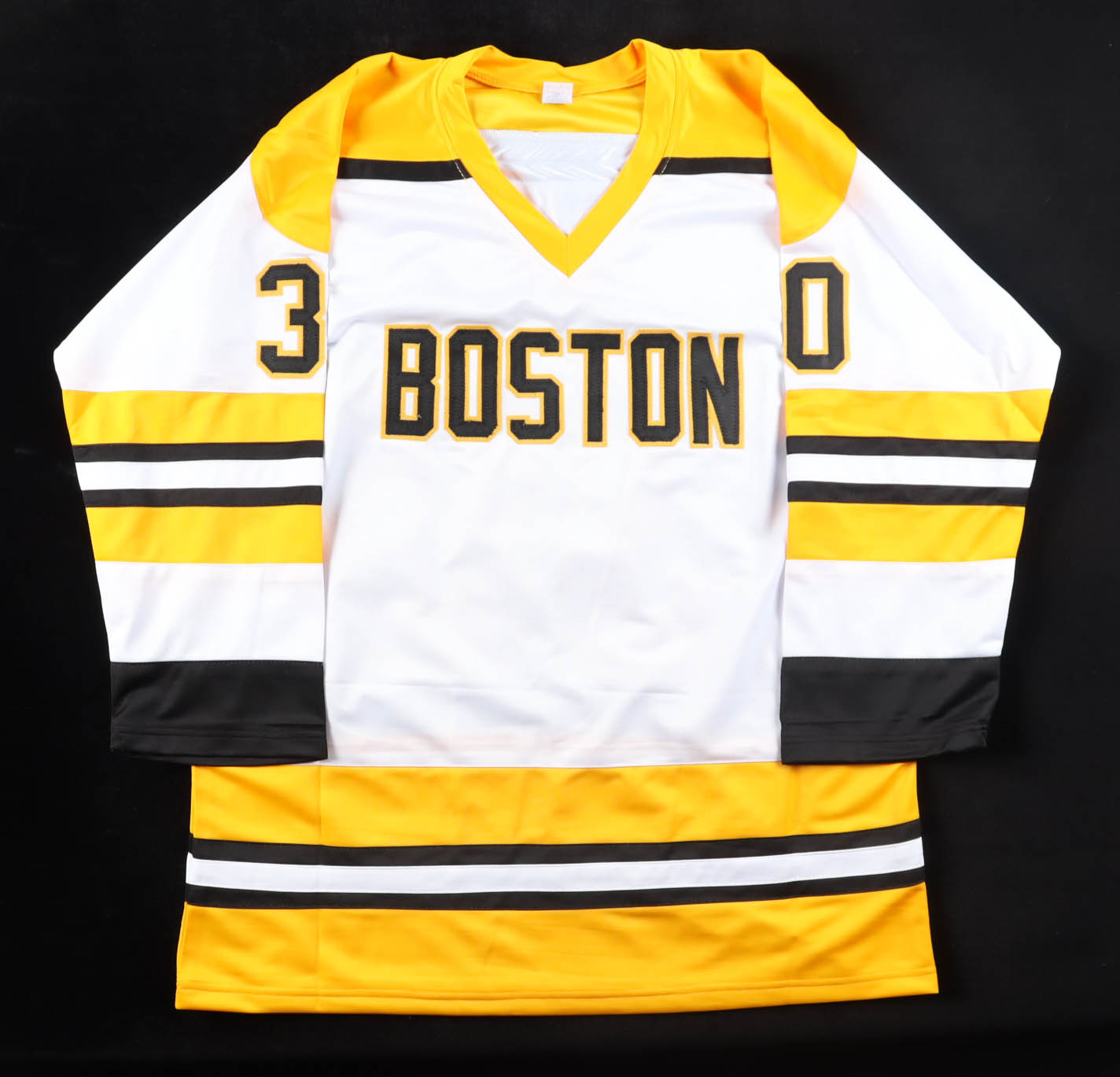 Gerry Cheevers Signed Jersey Inscribed "HOF 85" & "Cheesie" (JSA) at PristineAuction.com Gerry Cheevers Signed Jersey Inscribed "HOF 85" & "Cheesie" (JSA) at PristineAuction.com