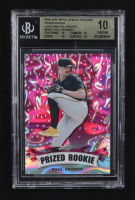 Paul Skenes 2024 Leaf Metal Special Release Prized Rookie Lava Pink Foil Proofs #PR-07 RC #1/1 (BGS 10) at PristineAuction.com