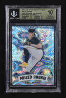 Paul Skenes 2024 Leaf Metal Special Release Prized Rookie Lava Platinum Foil Proofs #PR-07 RC #1/1 (BGS 10) at PristineAuction.com