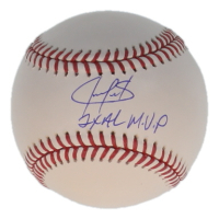 Juan Gonzalez Signed OML Baseball Inscribed "2x AL M.V.P" (Schwartz) at PristineAuction.com