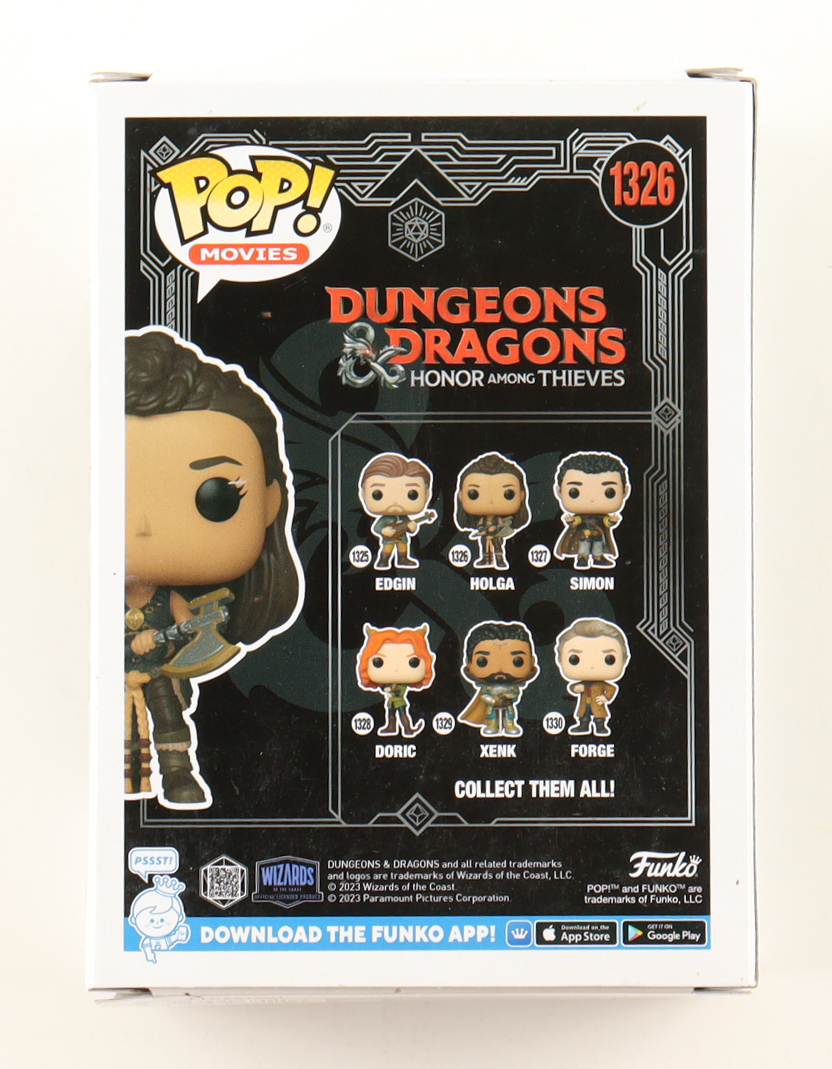 Michelle Rodriguez Signed "Dungeons & Dragons" #1326 Holga Funko Pop! Vinyl Figure (AutographCOA) at PristineAuction.com Michelle Rodriguez Signed "Dungeons & Dragons" #1326 Holga Funko Pop! Vinyl Figure (AutographCOA) at PristineAuction.com