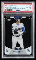 Shohei Ohtani 2024 Topps Chrome 50/50 Black Refractor #15 #10/10 (PSA 8) at PristineAuction.com