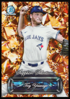 Trey Yesavage 2024 Bowman Chrome Draft Sapphire Sapphire Selections Orange Refractors #SS20 RC #10/50 at PristineAuction.com