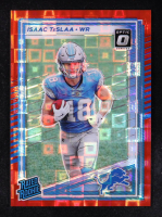 Isaac TeSlaa 2025 Donruss Optic Rated Rookies Preview Red Pandora #338 RR RC at PristineAuction.com