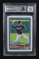 Jacob Wilson Signed 2023 Panini USA Baseball Star & Stripes #89 RC (BGS | Autograph Graded BGS 10) at PristineAuction.com