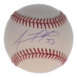Adolis Garcia Signed OML Baseball (Fanatics & MLB) at PristineAuction.com Adolis Garcia Signed OML Baseball (Fanatics & MLB) at PristineAuction.com