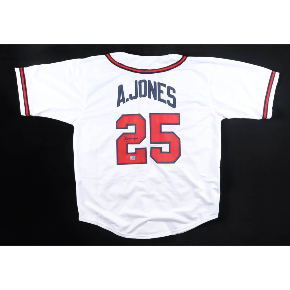 Andruw Jones Signed Jersey (Wilder Side of Sports) at PristineAuction.com