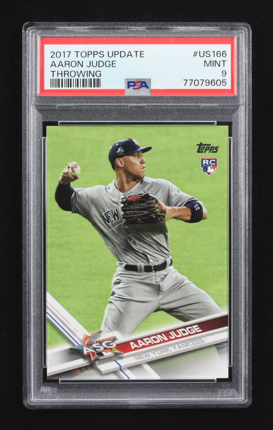 Aaron Judge 2017 Topps Update #US166A AS RC (PSA 9) at PristineAuction.com Aaron Judge 2017 Topps Update #US166A AS RC (PSA 9) at PristineAuction.com