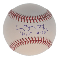 Lori Petty Signed OML Baseball Inscribed "'Kit' #23" (Schwartz) at PristineAuction.com