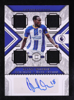 Danny Welbeck 2022-23 Panini Chronicles English Premier League Cornerstones Quad Relic Autographs Silver #1 #17/25 at PristineAuction.com