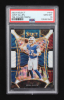 Josh Allen 2023 Panini Select Tri-Color Prizm #410 #135/149 (PSA 10) at PristineAuction.com