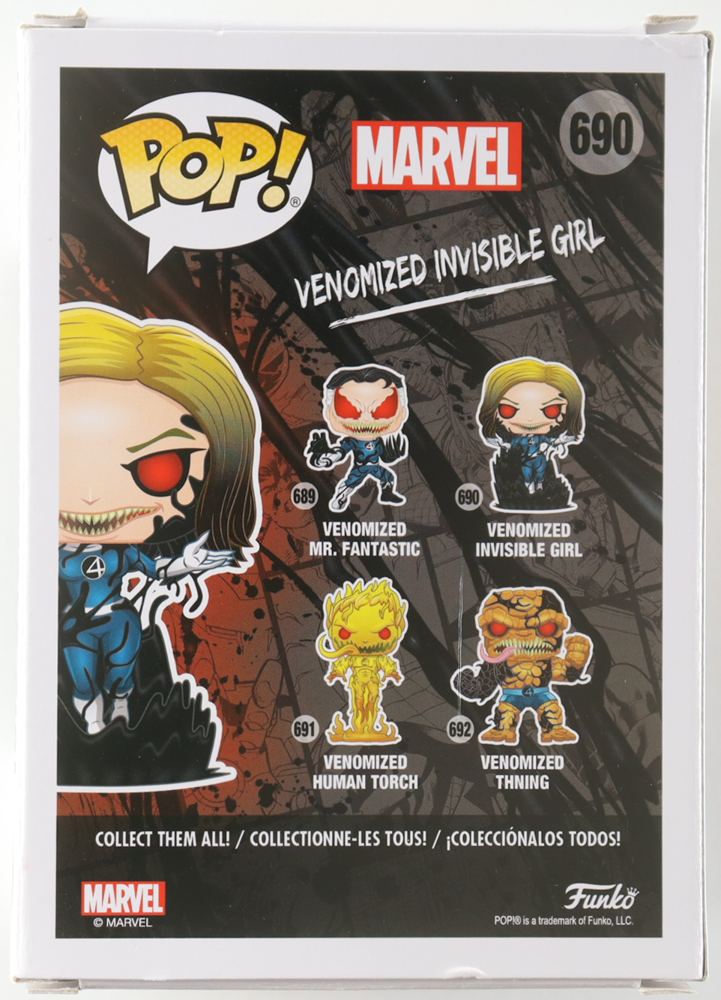 Jessica Alba Signed "Venom" #690 Venomized Invisible Girl Funko Pop! Vinyl Figure (PSA) at PristineAuction.com Jessica Alba Signed "Venom" #690 Venomized Invisible Girl Funko Pop! Vinyl Figure (PSA) at PristineAuction.com