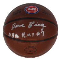 Dave Bing Signed Pistons Logo NBA Basketball Inscribed "NBA R.O.Y 67" (Schwartz) at PristineAuction.com