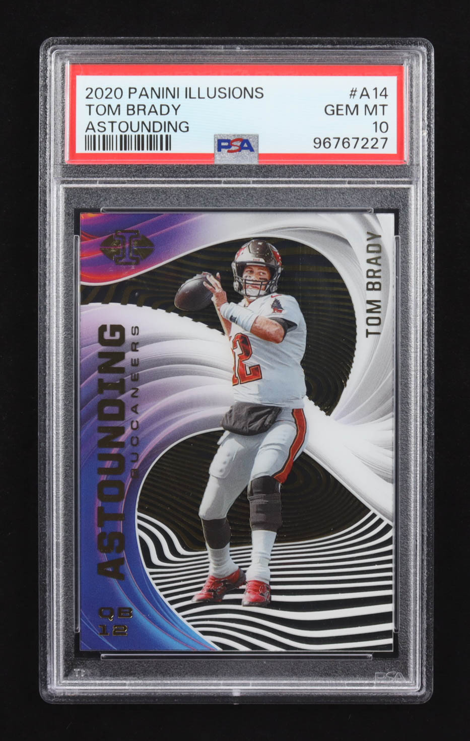 Tom Brady 2020 Panini Illusions Astounding #14 (PSA 10) at PristineAuction.com Tom Brady 2020 Panini Illusions Astounding #14 (PSA 10) at PristineAuction.com