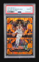 Victor Wembanyama 2023-24 Select Prizms Orange Flash #87 RC (PSA 10) at PristineAuction.com