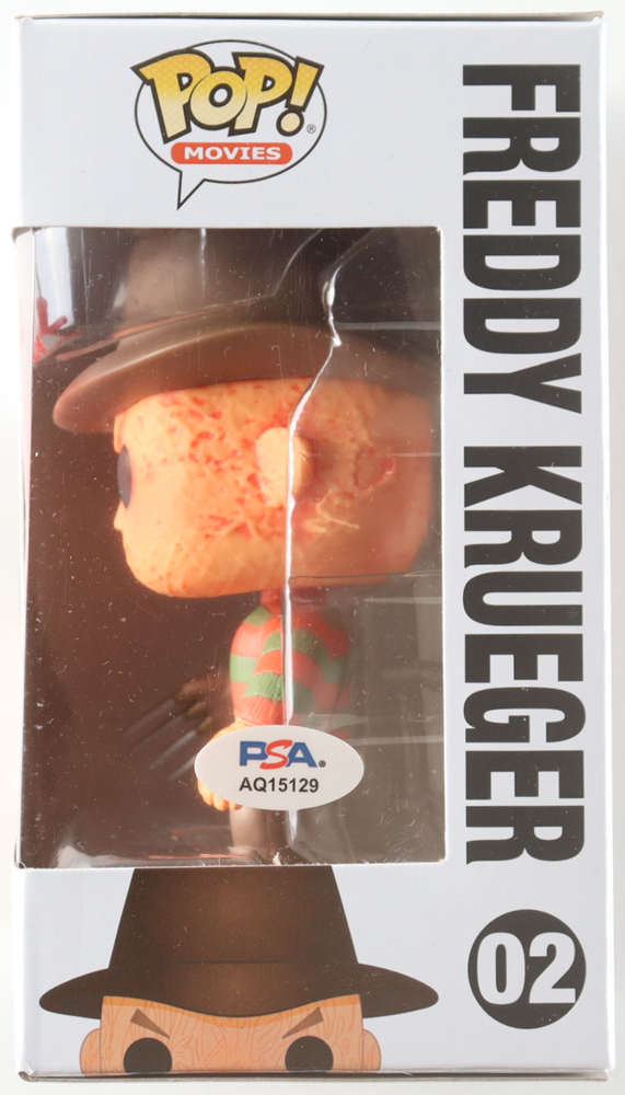 Robert Englund Signed "A Nightmare on Elm Street" #02 Freddy Krueger Funko Pop! Vinyl Figure (PSA) at PristineAuction.com Robert Englund Signed "A Nightmare on Elm Street" #02 Freddy Krueger Funko Pop! Vinyl Figure (PSA) at PristineAuction.com