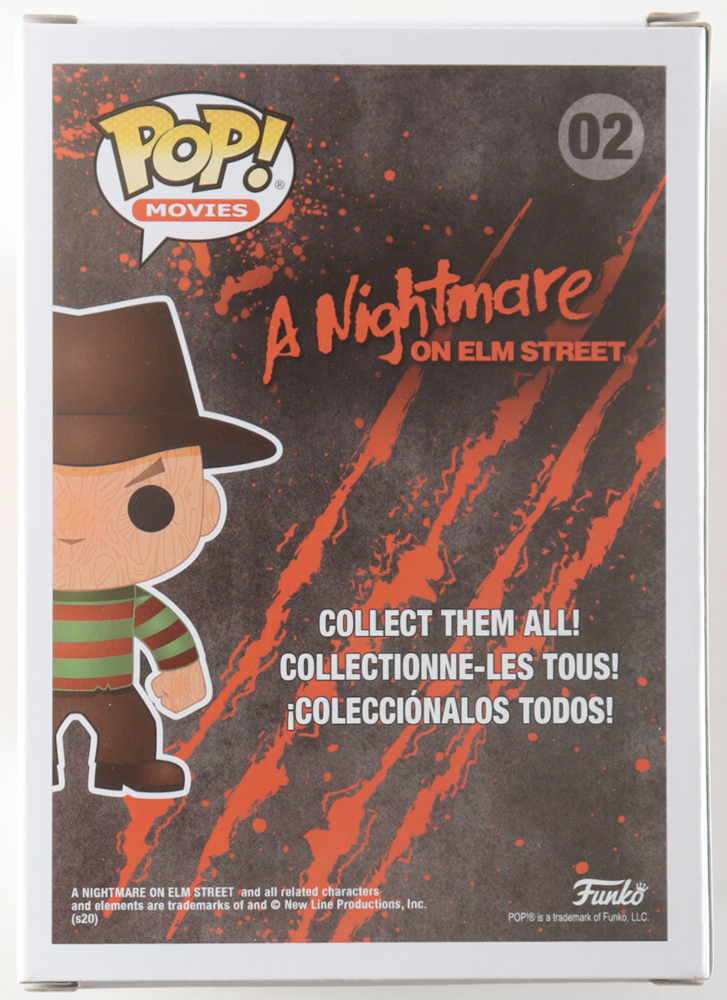 Robert Englund Signed "A Nightmare on Elm Street" #02 Freddy Krueger Funko Pop! Vinyl Figure (PSA) at PristineAuction.com Robert Englund Signed "A Nightmare on Elm Street" #02 Freddy Krueger Funko Pop! Vinyl Figure (PSA) at PristineAuction.com
