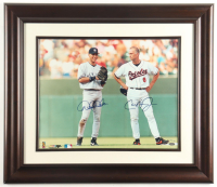 Derek Jeter & Cal Ripken Jr. Signed Custom Framed Photo (Steiner) at PristineAuction.com