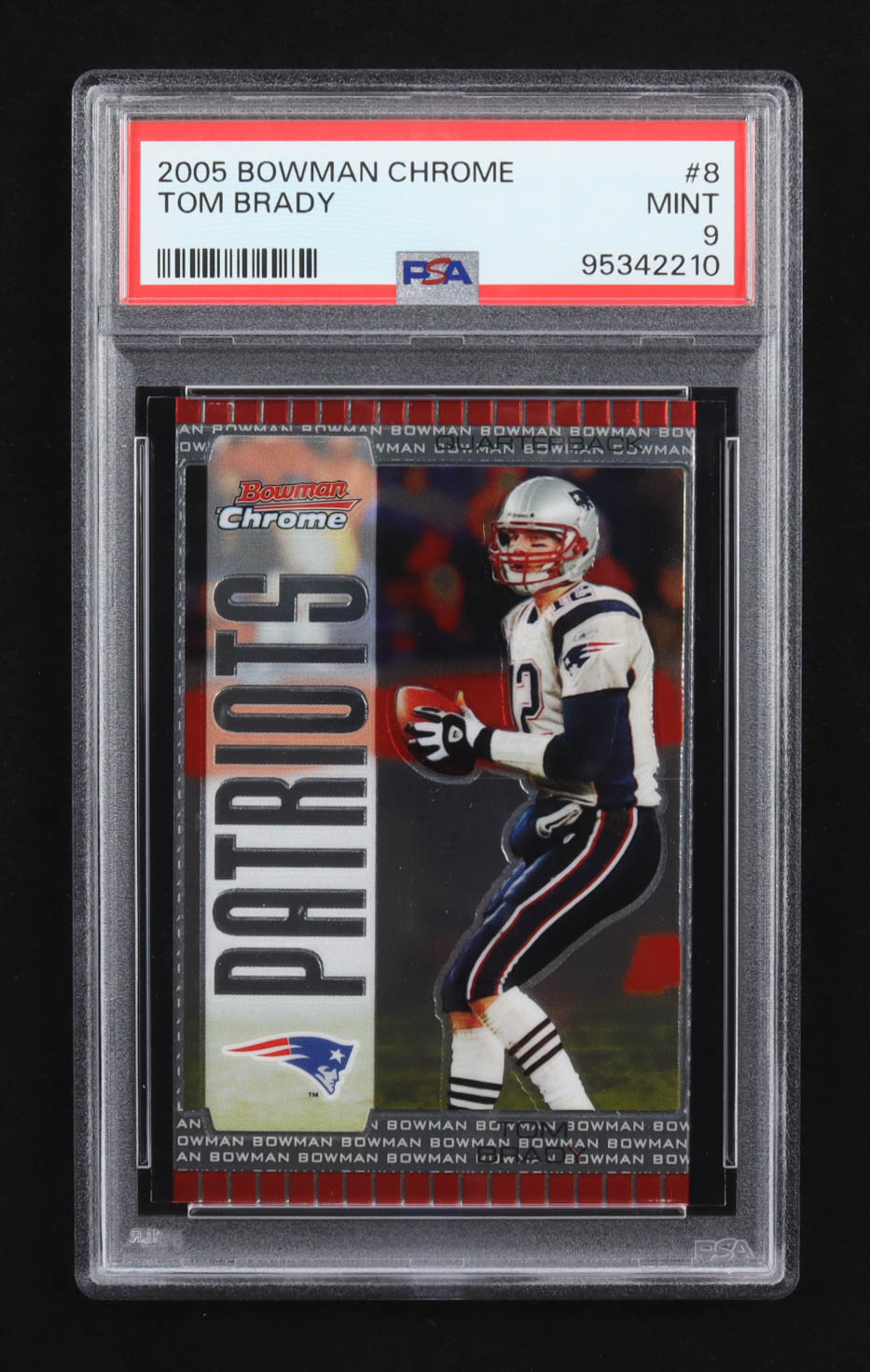 Tom Brady 2005 Bowman Chrome #8 (PSA 9) at PristineAuction.com Tom Brady 2005 Bowman Chrome #8 (PSA 9) at PristineAuction.com