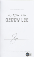 Geddy Lee Signed "My Effin' Life" Softcover Book (Beckett) at PristineAuction.com