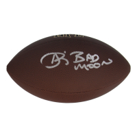 Andre Rison Signed NFL Football Inscribed "Bad Moon" (Schwartz) at PristineAuction.com