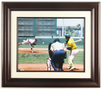 Nolan Ryan & Reggie Jackson Signed Custom Framed Photo (PSA) at PristineAuction.com