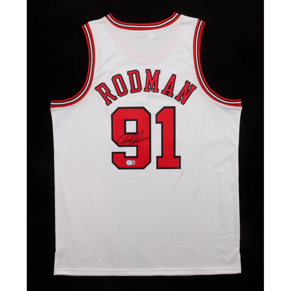 Dennis Rodman Signed Jersey (Beckett) at PristineAuction.com