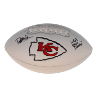 Patrick Mahomes Sr. Signed Chiefs Logo Football Inscribed "Who's Your Daddy?" (Schwartz) at PristineAuction.com